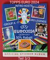 Topps UEFA EURO EM 2024 Sticker zum aussuchen - Gruppe E-F + Legends Teil 3/3