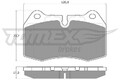 TOMEX Brakes Bremsbelagsatz, Scheibenbremse TX 13-24 für BMW