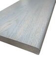 Fensterbank Fensterbrett Eiche massiv grau gebeizt 20-22 mm stark versch. Größen & Kanten