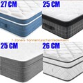 NEU Matratze 100x200 120x200 140x200 160x200 MEMORY 7-Zonen Taschenfederkern H3