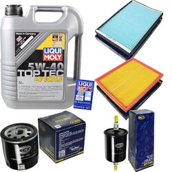 INSPEKTIONSKIT FILTER LIQUI MOLY ÖL 5L 5W-40 für Opel Astra G CC F48_ F08_ 1.6