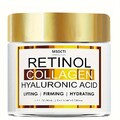 Retinol Creme 50ml – Anti-Aging mit Kollagen, Hyaluron & Vitamin E Tag & Nacht