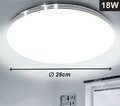 LED Deckenlampe Deckenleuchte Panel Schlafzimmer Wohnzimmer Bad Flur lampe IP44
