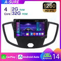 Android 14 Autoradio Für Ford Transit Tourneo Custom 2013-2019 2+32G Carplay SWC
