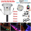 1-30er WIFI Kontroller RGB/RGB+WW LED Bodeneinbauleuchte Außenlampe Einbauspots