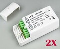 2X Led Trafo 12 Volt Treiber Driver 12V DC Transformator Vorschaltgerät 0,5- 12W