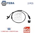 174642 ABS SENSOR DREHZAHLFÜHLER FEBI BILSTEIN 2PCS FÜR LANCIA DELTA III