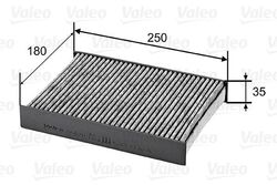 Valeo (715820) Innenraumfilter, Pollenfilter, Mikrofilter für NISSAN RENAULT