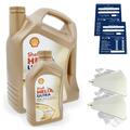 6 Liter original Shell Helix Ultra ECT C2/C3 0W30 Motoröl Porsche C30 API SN SET