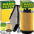 MANN FILTER INSPEKTIONSPAKET passend für MERCEDES C KLASSE W/S 204 C180 156 PS