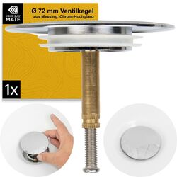 Badewannenstöpsel Messing Ventilkegel Abflussstopfen Ablaufstöpsel Badewanne Set