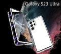 360 Grad Glas Hülle Samsung S24 S23 S22 S21 S20 S10  Ultra Note 20 Schutz Magnet