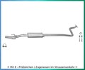 Mittelschalldämpfer für Toyota Yaris 1.0  48/50KW Bj.99-05 Auspuff Schelle