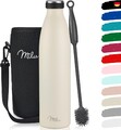 Milu Edelstahl Trinkflasche 350ml 500ml 750ml 1L 1,5L Thermosflasche Isolierte