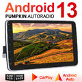 Pumpkin 10.1"Android 13 Autoradio 1 DIN GPS Navi DAB Bluetooth DSP WiFi 4GB 64GB