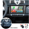 4G+64G Autoradio Für Smart Fortwo 451 2010-2015 Android 13 GPS Navi DSP Carplay