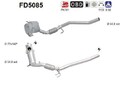 AS FD5085 Dieselpartikelfilter Rußpartikelfilter DPF für VW GOLF VI (5K1) Euro