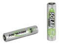 ANSMANN HR03 Solar AAA maxE Micro Akku aufladbar NiMH 550 mAh 1.2 V 2 Stück