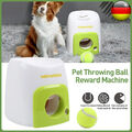 Automatischer Ballwerfer für Hunde mit 1 Tennisbällen Wurfmaschine DHL