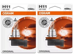 2x OSRAM H11 55W 12V 64211 Halogen PGJ19-2 Original Glühbirne Scheinwerferlampe