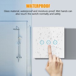 Smart WIFI Rolladenschalter Touch Jalousieschalter Vorhang Schalter TUYA DE