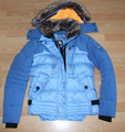 Wellensteyn Damen Starstream Mantel Gr. S BLAU  Winter Jacke Stardust