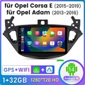 DAB+ Android 14 Für Opel Corsa E / Adam Autoradio CarPlay GPS WIFI FM RDS SWC BT