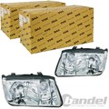 2x TYC H4 HAUPTSCHEINWERFER LINKS+RECHTS für VW BORA I 00-05 1J2 1J6 MIT LWR