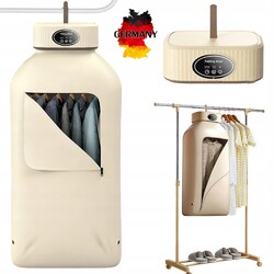 Mini Elektrischer Trockner Tragbarer Wäschetrockner Warmlufttrockner Timer 600W