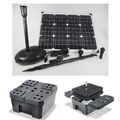50 W SOLAR BACHLAUFPUMPE TEICHPUMPE SOLARPUMPE TAUCHPUMPE FILTER FILTERSYSTEM
