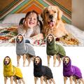 Haustiermantel Hundebademantel Outdoorkleidung Hundepullover Warme Jacke M8T4