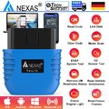 NEXAS OBD2 Scanner Auto & Motorrad Code-Reader Motorfehlerlampe Bluetooth APP