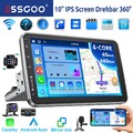 10" 1 DIN 4+64G Android 13 Autoradio Carplay GPS Navi WIFI RDS BT Dashcam Kamera