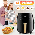 Heißluftfritteuse 6L Air fryer Backofen Fritteusen Heißluft Friteuse Grill 2400W