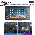 DAB+ Für Audi A4 8E 8H B6 B7 2000-09 1+32G Carplay Android 14 Autoradio NAVI SWC