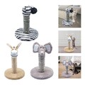 10 Zoll großer Katzenkratzbaum Kitten Tower Pole Scratcher Interaktives