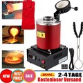 Digital Elektrischer Schmelzofen 3KG 1750W mit Graphittiegel Gold Silber Metall
