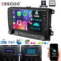 2+64G Android 14 Autoradio Carplay KAM Navi Für VW GOLF 5 6 Touran Passat Skoda
