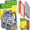 MANN INSPEKTIONSPAKET+MOBIL 5W-30 ÖL passend für MERCEDES B907 B910 211-519 CDI