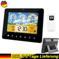 Wetterstation Funkwetterstation Digitales Thermometer Wettervohersage Kalender