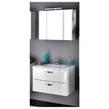 Badezimmermöbel Set Waschtisch Unterschrank 60-100cm Waschbecken Spiegelschrank
