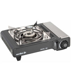 BRUNNER Camping Gaskocher Devil SD NG Gas Kartuschen Kocher Tisch Grill 2200 W