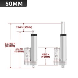 Linear Actuator 12V DC Linearantrieb Stabil 1500N Linearmotor Elektrozylinder