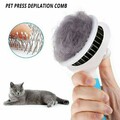 Tierhaarbürste kurz und lang Haar Katzen Bürste Hunde Selbst Reinigung Kamm NEW