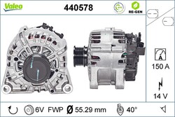 Lichtmaschine Generator Lima VALEO RE-GEN - AT 440578 +71.40€ Pfand für FOCUS 2