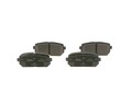 BOSCH Bremsbeläge Bremsbelagsatz Bremsklötze Hinten 0 986 494 400