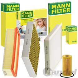 MANN FILTER INSPEKTIONSPAKET passend für MERCEDES C KLASSE W/S205 C180 C200 d