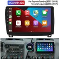 Android 13 AutoRadio GPS Navigation Carplay 2+32G für Toyota Sequoia Tundra DAB+