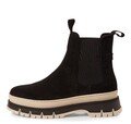 Tamaris Chelsea boot 1-25808-45 001 Leder Stiefelette schwarz mit Wechselfußbett