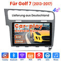 für VW Golf 7 2013-16 10,1" Zoll Auto Radio DAB+ USB Bluetooth kabellos Carplay